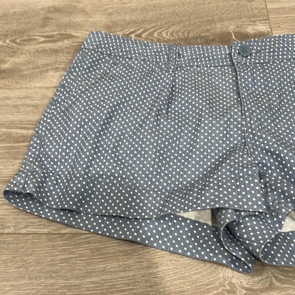 American Rag Cie Polka Dot Shorts Blue White 13